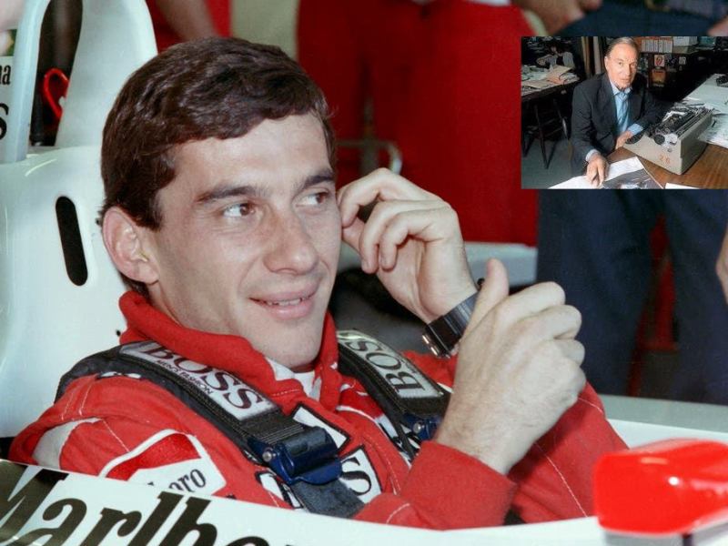 Homenaje al piloto brasileño Ayrton Senna